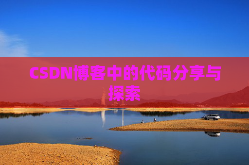 CSDN博客中的代码分享与探索